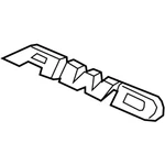 Genuine Honda Awd Rear Nameplate Sticker Decal Emblem (2023-2024) 757193W0A01. Fixed Price $26.91.