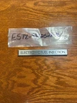 Nos Ford Oem 80-86 Bronco F100 F150 F250 Tailgate Emblem Fuel Injection. Fixed Price $175.00.