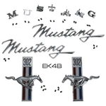 Scott Drake Emblem Kit Pin On Mustang 302 1968. Fixed Price $88.99.