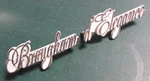 Pair Cadillac Brougham D'elegance Script Logo Emblems - White 7685543 972807. Fixed Price $21.99.