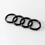Glossy Black Front Grille Badge Logo Compatible With Audi Vehicles. Fixed Price $26.99.
