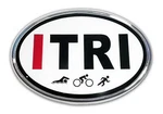 Itri - Triathlon Chrome Auto Emblem. Fixed Price $16.89.