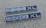 1966 Ford Galaxie Fairlane 500 Xl Rear Quarter Panel Emblem C6AB-63290C98-A. Fixed Price $450.00.