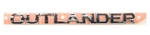 New Oem Mitsubishi Outlander Liftgate Chrome Lettering Badge 7415A196 08-13. Fixed Price $51.95.