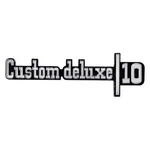 Oer 328851 "custom Deluxe 10" Front Fender Emblem. Fixed Price $87.56.