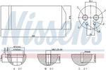 95314 Nissens Dryer, Air Conditioning For Audi, Skoda, Vw. Fixed Price $21.17.