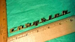 BN33 Chrysler Glove Box Emblem Vntage 1953 #9982 New Yorker Gold Plated. Fixed Price $79.99.