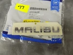 Gm 23362182 2016-25 Chevy Malibu Rear Compartment Lid Nameplate Nos Oem. Fixed Price $30.00.