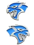 Genuine Mopar Hellcat Nameplate Set: Left 6TA29SZ7AA And Right 6TA28SZ7AA. Fixed Price $165.00.