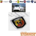 500 Abarth Logo Rear Emblem Satin New Original 735496478. Fixed Price $116.98.