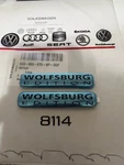 2 X Genuine For Jetta Wolfsburg Edition Side Emblem Logo Badge Decal Oem. Fixed Price $29.99.