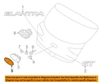 Hyundai Oem Elantra Gt Liftgate Tailgate Hatch-emblem Badge Nameplate 86320A5000. Fixed Price $48.94.
