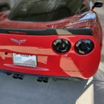 2005-2013 Corvette C6 Gloss Black Plastic Letters Rear Bumper Emblem Not Vinyl. Fixed Price $19.99.