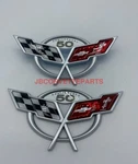 2003 Corvette 50TH Anniversary Front And Rear Emblem Set New Repro. Fixed Price $65.99.