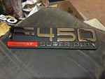 New 1999 2003 Ford F450 Super Duty Lariat Front Fender Emblem Single One. Fixed Price $39.33.
