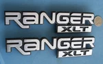 Ford Ranger Xlt Emblems Silver Color Oem Badge F37B-16B114 96-05 97 98 99. Fixed Price $18.99.