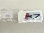 New Oem Genuine Audi "S7" Black Red Optic Emblem Logo 4K8-071-804. Fixed Price $43.00.