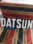Datsun 610 Bluebird Front Grille Emblem Badge Genuine Nos Japan. Fixed Price $179.10.