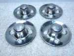 1972 1975 Alfa Romeo Spider Oem Steel Wheel Center Cap Set 6051848200 #2I-8. Fixed Price $450.00.