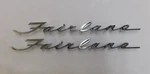 Nos Oem Ford 1959 Fairlane Quarter Panel Ornaments Scripts Emblems Pair. Fixed Price $169.00.