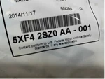 Chrysler Nameplate 5XF42SZ0AA New Oem. Fixed Price $19.75.