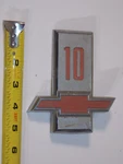 Vtg 1963 Chevrolet Chevy C-10 Truck Vehicle Fender Emblem Badge 3818127. Fixed Price $25.00.