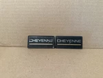 88-98 Chevrolet Cheyenne 2PC Roof Pillar Cab Emblem Badge Nameplate Side. Fixed Price $26.99.