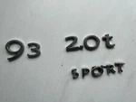 Saab 9-3 93 Badge Letters Rear Emblem Genuine. Fixed Price $33.85.