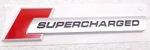 New Oem Audi Fender Supercharged Chrome/red Emblem Badge 4F0-853-601-A-2ZZ. Fixed Price $39.99.