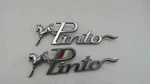 Set Of 2 1971-1975 Ford Pinto Pony Side Fender & Back Emblem / Badge 16B114. Fixed Price $6.19.