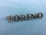 72 Ford Torino Fender Emblem D2OB-16098-DA. Fixed Price $29.95.