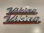 1960 1961 Chevy Truck Viking Hood Side Emblems / Name Plates Original Gm Pair. Fixed Price $125.00.