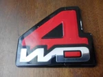 1993 Honda Passport - Rear 4WD Emblem. Fixed Price $24.90.