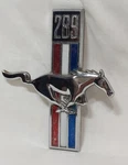 1967-68 Ford Mustang 289 Running Horse Fender Emblem Rh Passenger Side Fomoco. Fixed Price $16.99.