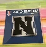 New Wincraft Nebraska Huskers Auto Emblem Black Acrylic Adhesive Backing. Fixed Price $5.95.