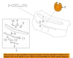 Gm Oem 2014 Elr Trunk Lid Exterior Trim-emblem 22890227. Fixed Price $41.69.