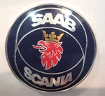 Saab Scania Emblem Bonnet Badge 2000002038 FL18982 Oem. Fixed Price $26.00.