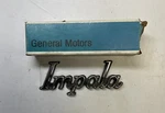 Vintage General Motors Oem Chevy Impala Script Emblem Nos 20074949. Fixed Price $39.95.