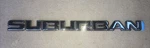New Oem Gm 2000-2006 " Suburban Chrome Emblem Badge Nameplate. Fixed Price $24.99.