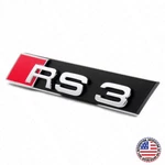 Audi RS3 Front Grille Bumper Radiator Lettering Emblem Badge Logo Sport Chrome. Fixed Price $24.99.