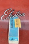 Nos 1967-68 Buick Electra 225 Trunk Deck Lid 1/4 Panel Script Emblem Gm 7650310. Fixed Price $125.00.