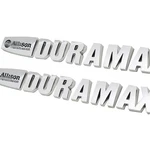 2PCS Allison Duramax Fender Emblem Badge For Silverado Sierra Chrome Truck Sport. Fixed Price $19.16.