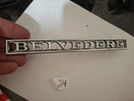 Vintage 1968 Plymouth Belvedere Emblem Oem 2963433 Mopar. Fixed Price $21.99.