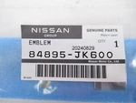 Genuine Oem Nissan 84895-JK600 Rear "infiniti" Emblem Badge Nameplate. Fixed Price $49.94.