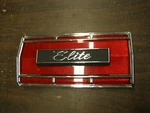 Nos Oem Ford 1974 1975 1976 Gran Torino Elite Fuel Door Emblem Ornament Lens. Fixed Price $229.00.