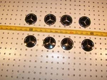 Mercedes 73-81 W116 450SE Sel 6.9 Steering Wheel Center 2 3/8" Black Star Only. Fixed Price $42.00.
