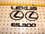 Lexus 1996 ES300 Sedan Rear Deck Lid/ Hood Bronze Plastic Oem Set Of 4 Emblems. Fixed Price $61.50.