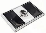Mexico Flag Sticker Emblem Mexican Decal Car Chrome (black). Fixed Price $14.76.