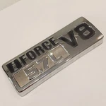 Toyota Force 5.7L V8 Black Chrome Emblem Symbol Badge Oem Used Genuine. Fixed Price $11.97.