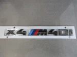 Bmw F26 X4 Rear Trunk Emblem M40I Lettering Decal Badge New Logo Genuine. Fixed Price $64.95.